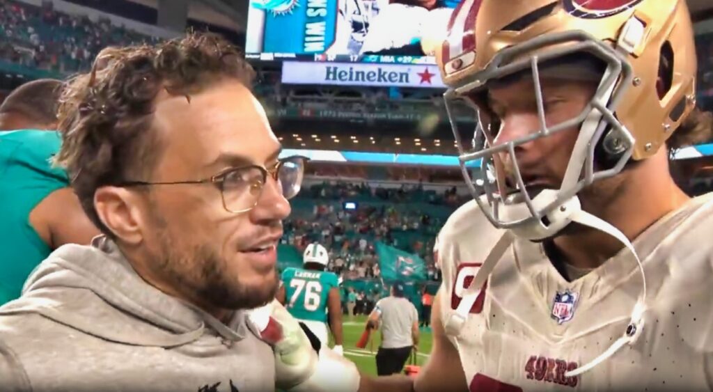 VIDEO: Mike McDaniel Might Get Investigated For Tampering After Mic’d Up Cameras Caught His Interesting Message For Nick Bosa During Postgame Handshake - 24/7 News America