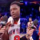 OG Anunoby unintentionally grabbed the microphone from the reporter during the interview