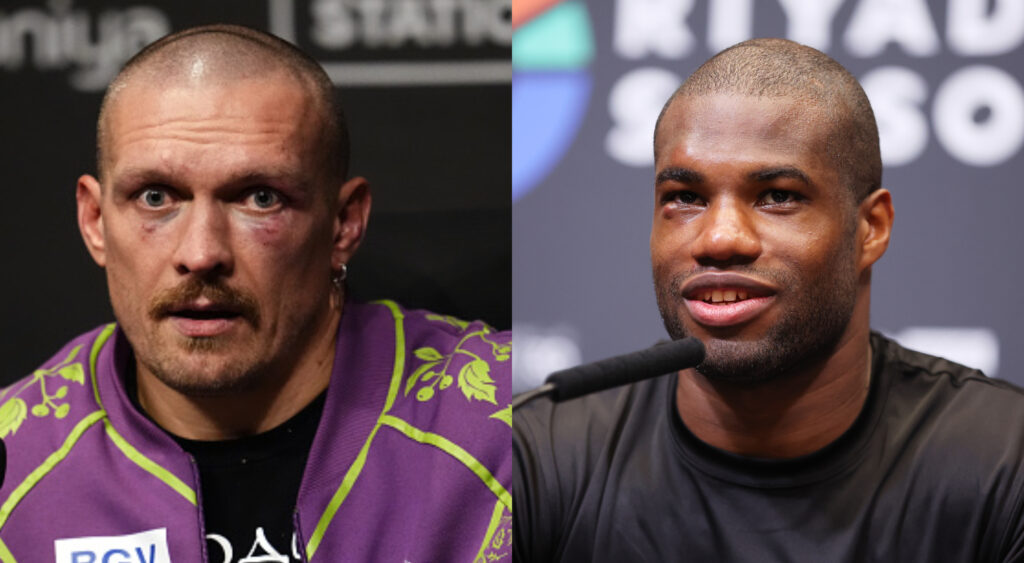 Oleksandr Usyk and Daniel Dubois