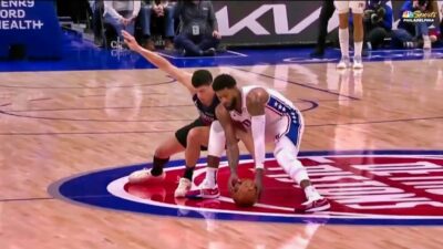 Fans Roast Paul George After the 76ERS Star Exits the Game Against the Pistons With a Knee Injury.