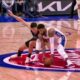 Fans Roast Paul George After the 76ERS Star Exits the Game Against the Pistons With a Knee Injury.