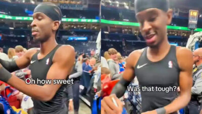 Shai Gilgeous-Alexander Gives A Savage One-Word Response To A Fan Who Recited The Cringiest Poem Possible