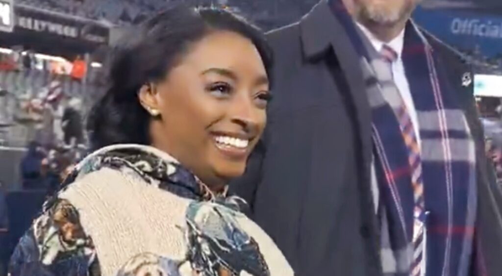 Simone Biles smiling