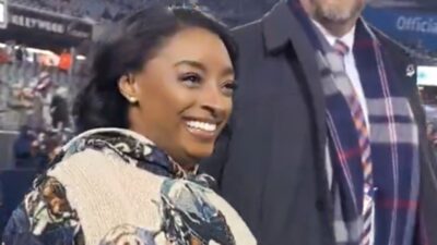 Simone Biles smiling