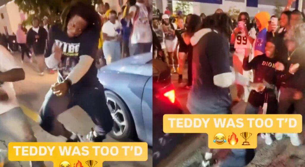 Teddy Bridgewater dancing in the streets