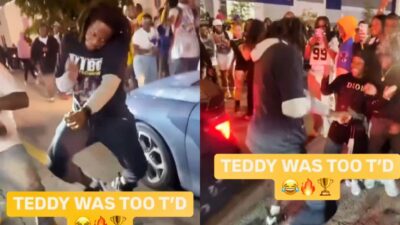 Teddy Bridgewater dancing in the streets