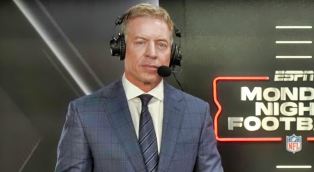 Troy Aikman speaking on Joe Burrow in the booth