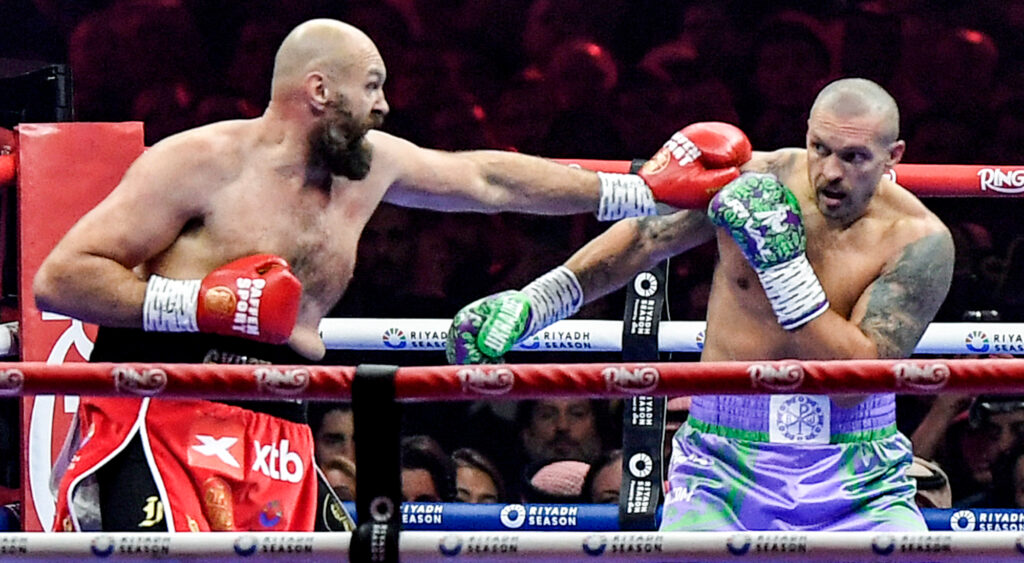 Tyson Fury and Oleksandr Usyk Purse