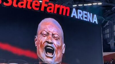 Hawks trolled Heat players when they shot free throws with Dwyane Wade's statue