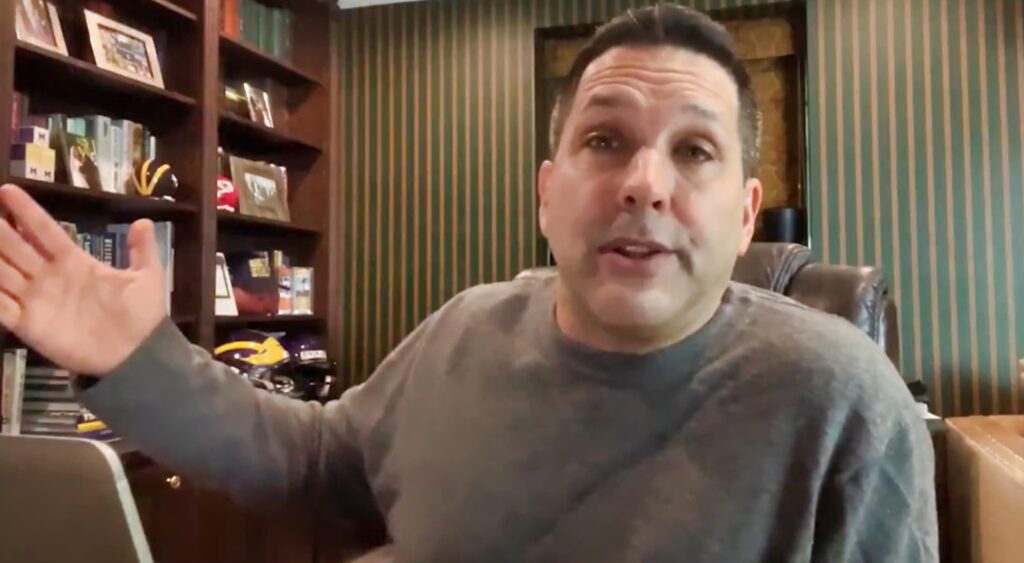 Adam Schefter speaking on stream