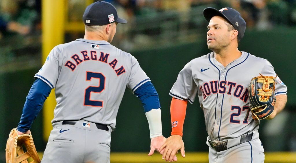 Alex Bregan and Jose Altuve