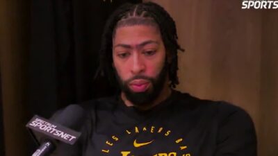 Anthony Davis criticized his Los Angeles Lakers teammates