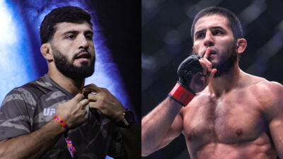 Arman Tsarukyan and Islam Makhachev