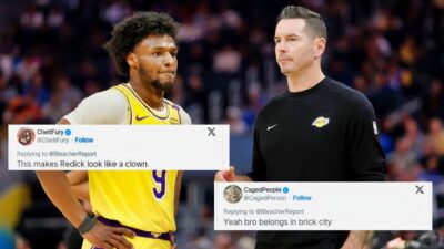 NBA fans criticized JJ Redick’s explanation for playing Bronny James