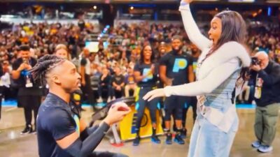 Social media buzzes over the heartwarming proposal on the Indiana Pacers court during the Phoenix Suns game, stealing the spotlight