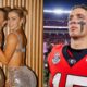 Cavinder Twins posing in dresses and Carson Beck in Georgia uniform