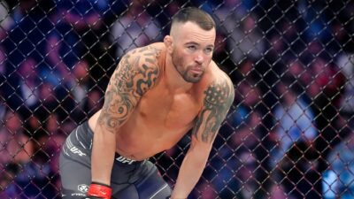 Colby Covington teases a move to 185 lbs, suggesting a potential fight with a former UFC middleweight, calling it 'an entertaining fight