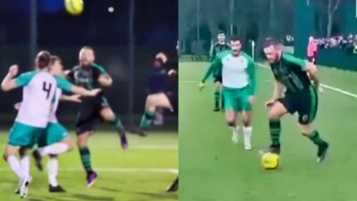 Conor McGregor Shows MMA Skills In Soccer game