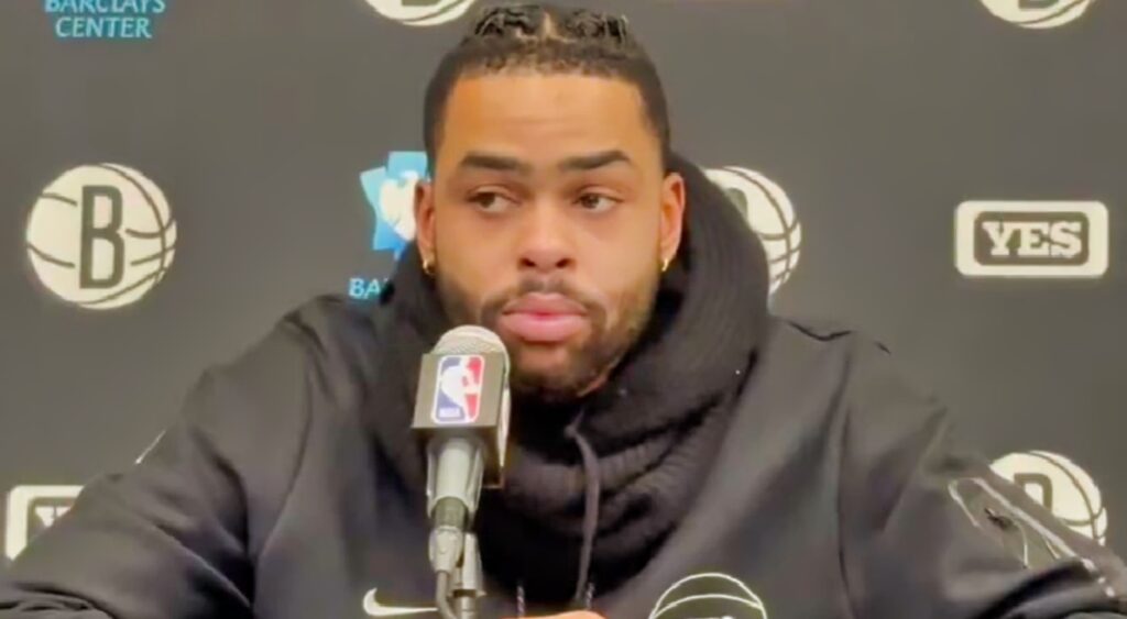 D'Angelo Russell  Throws Shade At LeBron James And Los Angeles Lakers