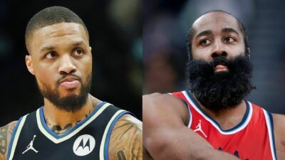 Damian Lillard defends James Harden