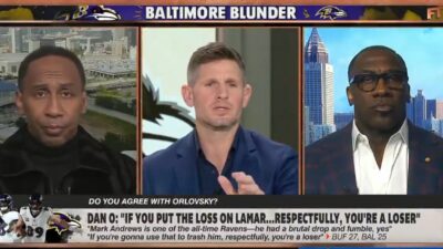 Dan Orlovsky Stephen A Smith and Shannon Sharpe on First Take