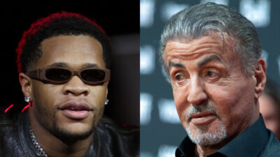 Devin Haney slams Sylvester Stallone