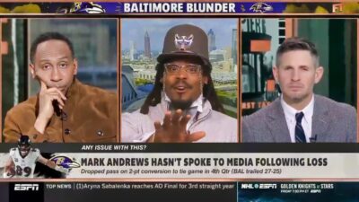 Stephen A. Smith, Cam Newton, and Dan Orlovsky on 'First Take'