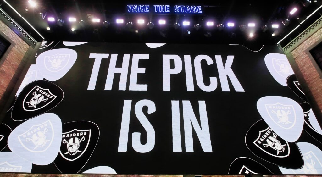 Raiders' turn to pick at the NFL Draft.