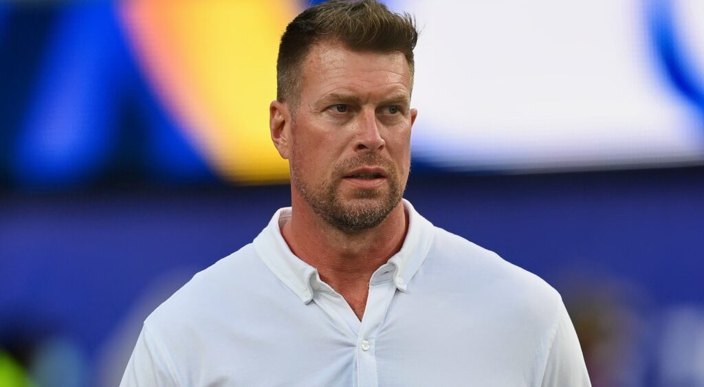 Ryan Leaf wearing white shirt