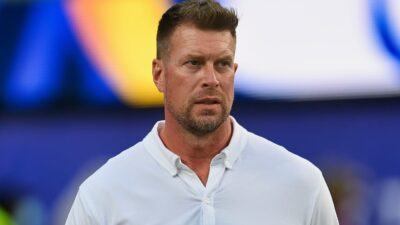 Ryan Leaf wearing white shirt