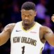 Zion Williamson in Pelicans uniform