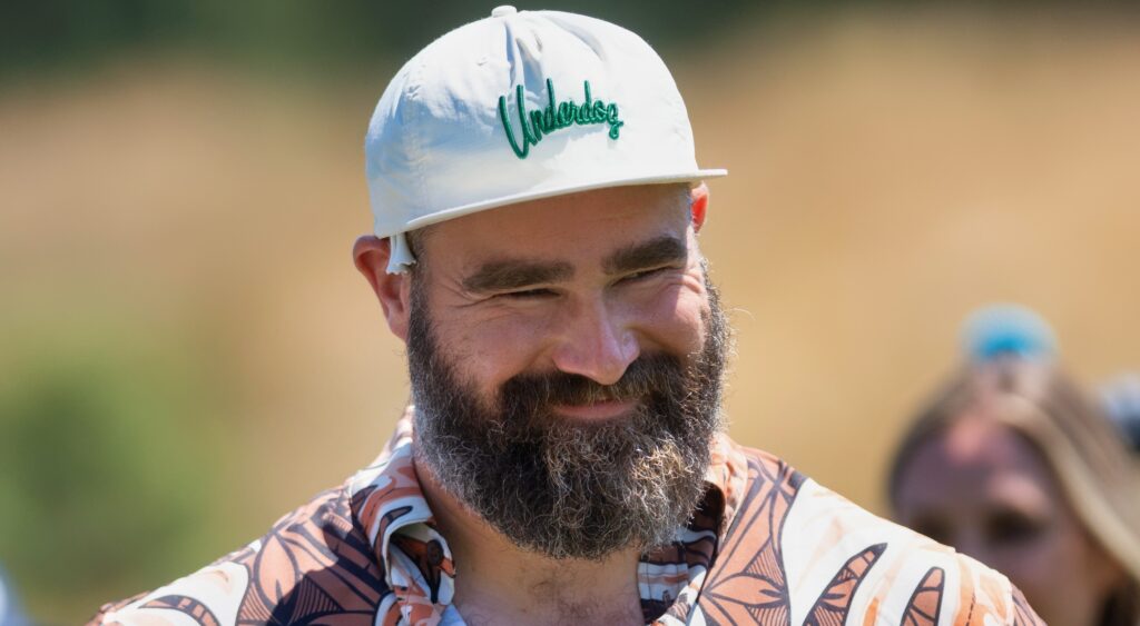 Jason Kelce smiling