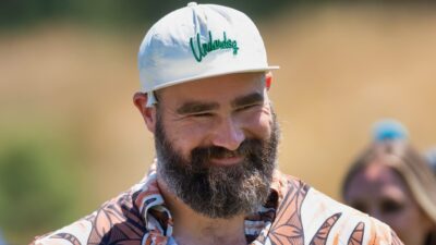 Jason Kelce smiling