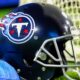 Tennessee Titans helmet on the ground