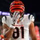 Bengals wide receiver Jermaine Burton in uniform