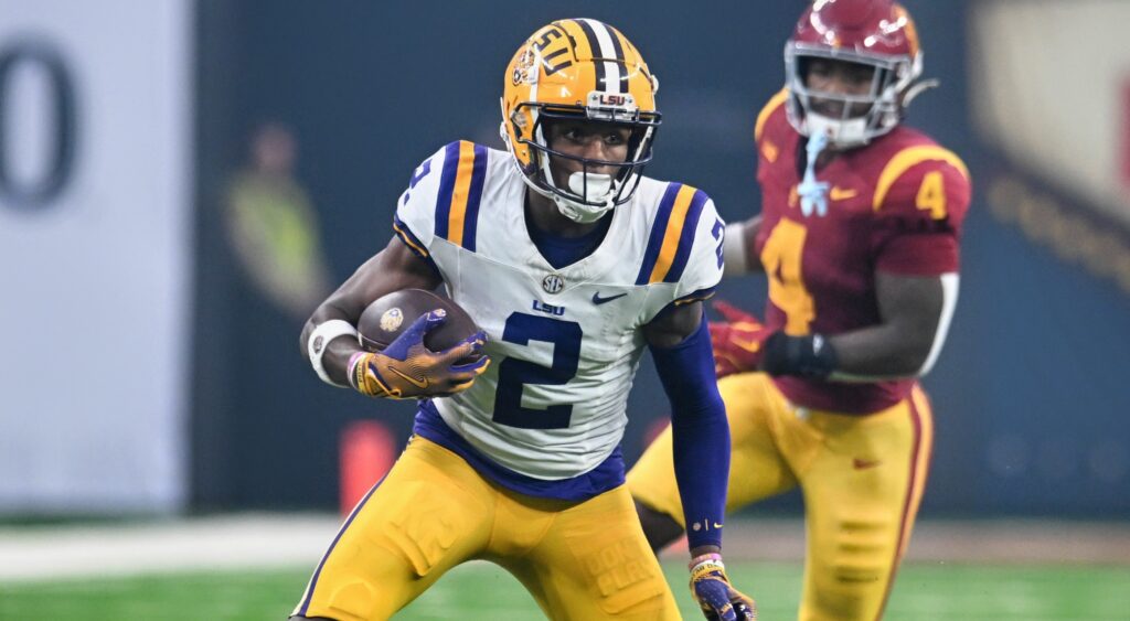 Kyren Lacy in LSU uniform