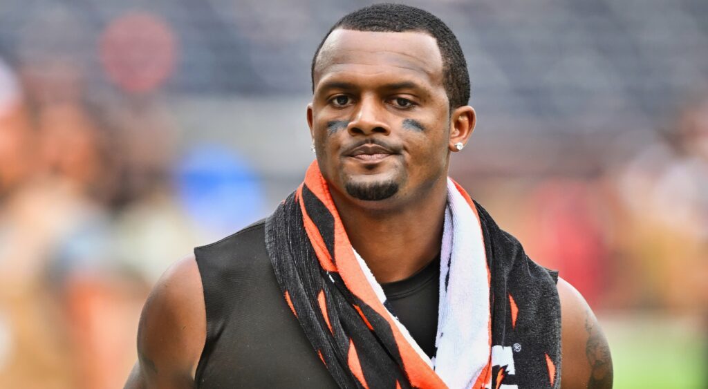 Deshaun Watson in Browns gear