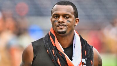 Deshaun Watson in Browns gear