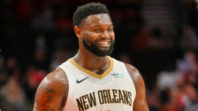 Zion Williamson smiling