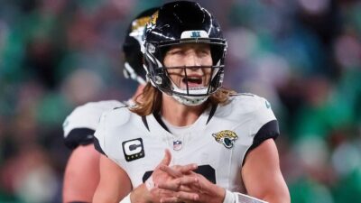 Trevor Lawrence in Jaguars gear