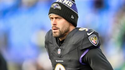 Justin Tucker in uniform