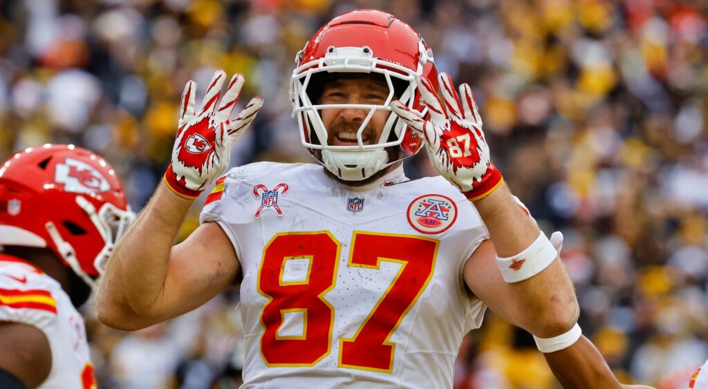 Travis Kelce in uniform