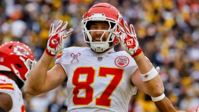 Travis Kelce in uniform