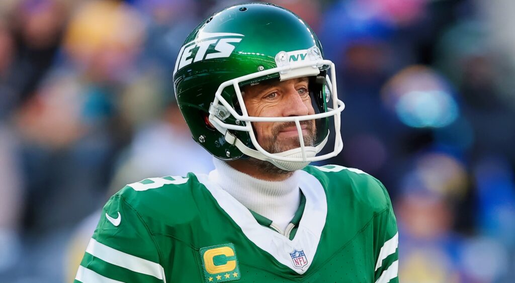 Aaron Rodgers in uniform