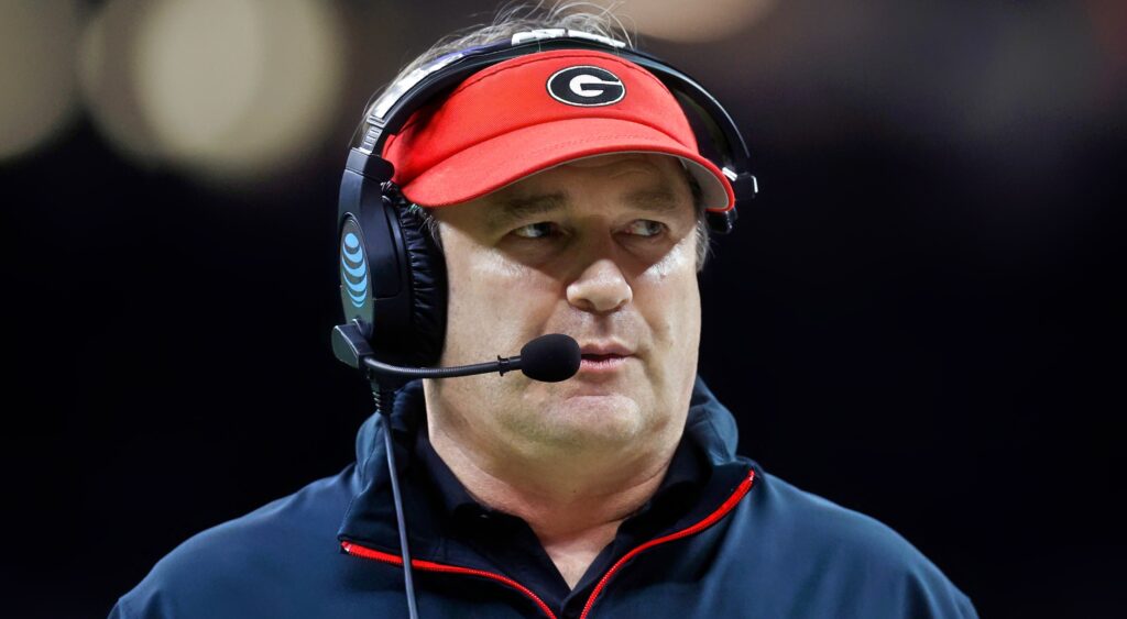 Kirby Smart in UGA gear