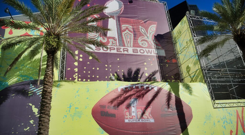 Super Bowl LIX signage