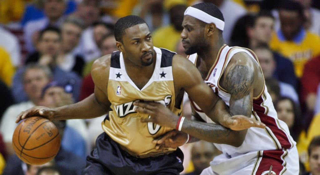 Gilbert Arenas and LeBron James