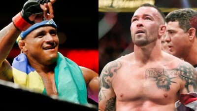 Fans troll Colby Covington as Gilbert Burns shares a hilarious story of their concert meetup, dubbing him 'Coward Covington