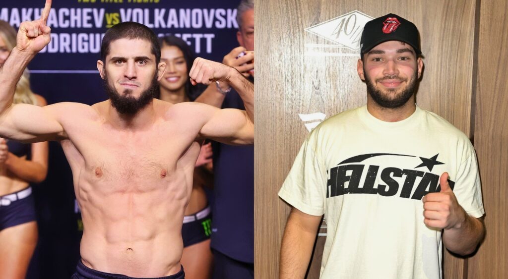 Fans erupt as a funny video of Adin Ross tapping out to Islam Makhachev goes viral, sparking laughter across social media