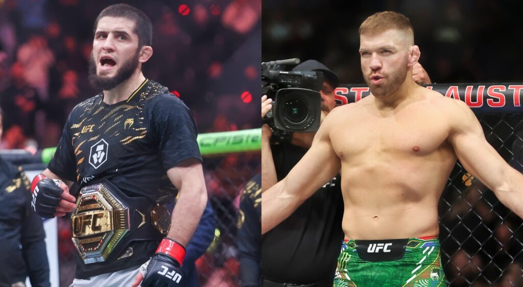 Islam Makhachev voices uncertainty about his ability to finish Dricus Du Plessis in a potential 185lb matchup, sparking intrigue